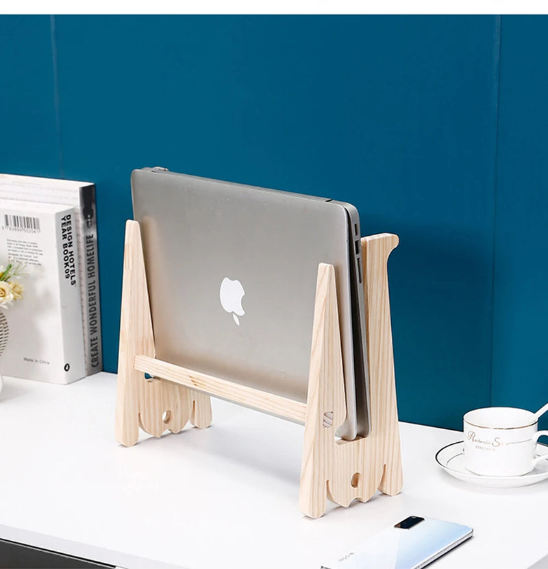 Universal Wood Laptop Stand For Desk